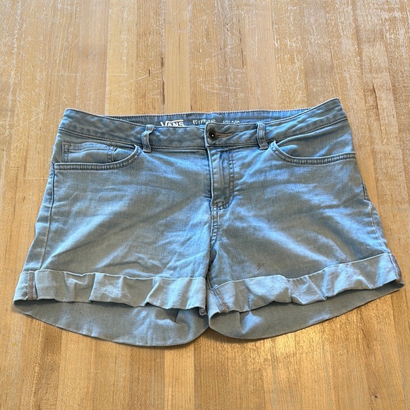 Vans Pants - Vans Women's Light Blue Jean Shorts
